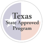 Texas State Approved Program badge