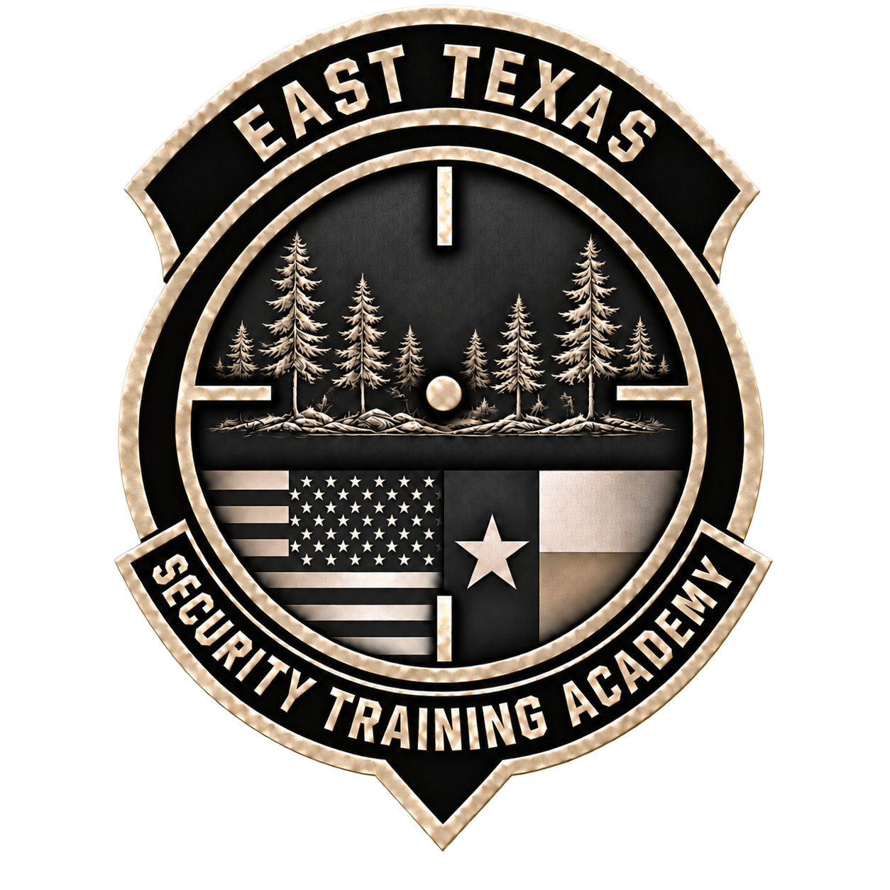 East Texas Security Training Academy badge logo