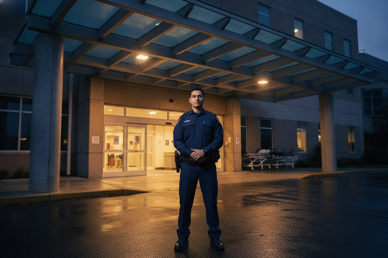 Commissioned security officer on night duty at a San Antonio, Texas medical center